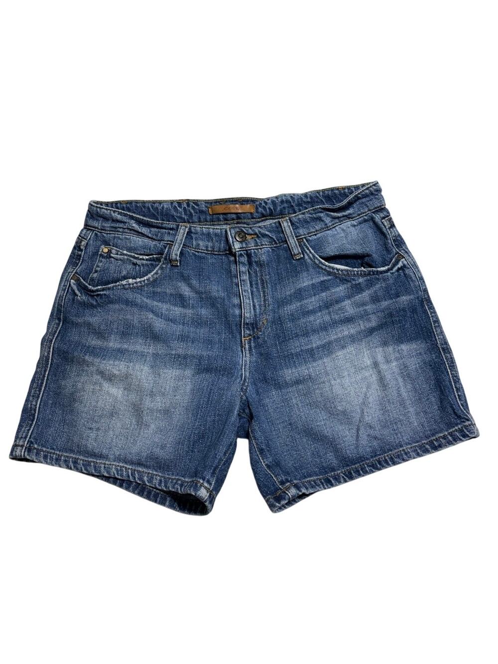Joe's Jeans Denim Jean Shorts Jorts Women's Size 27 Blue Medium Wash Zipper